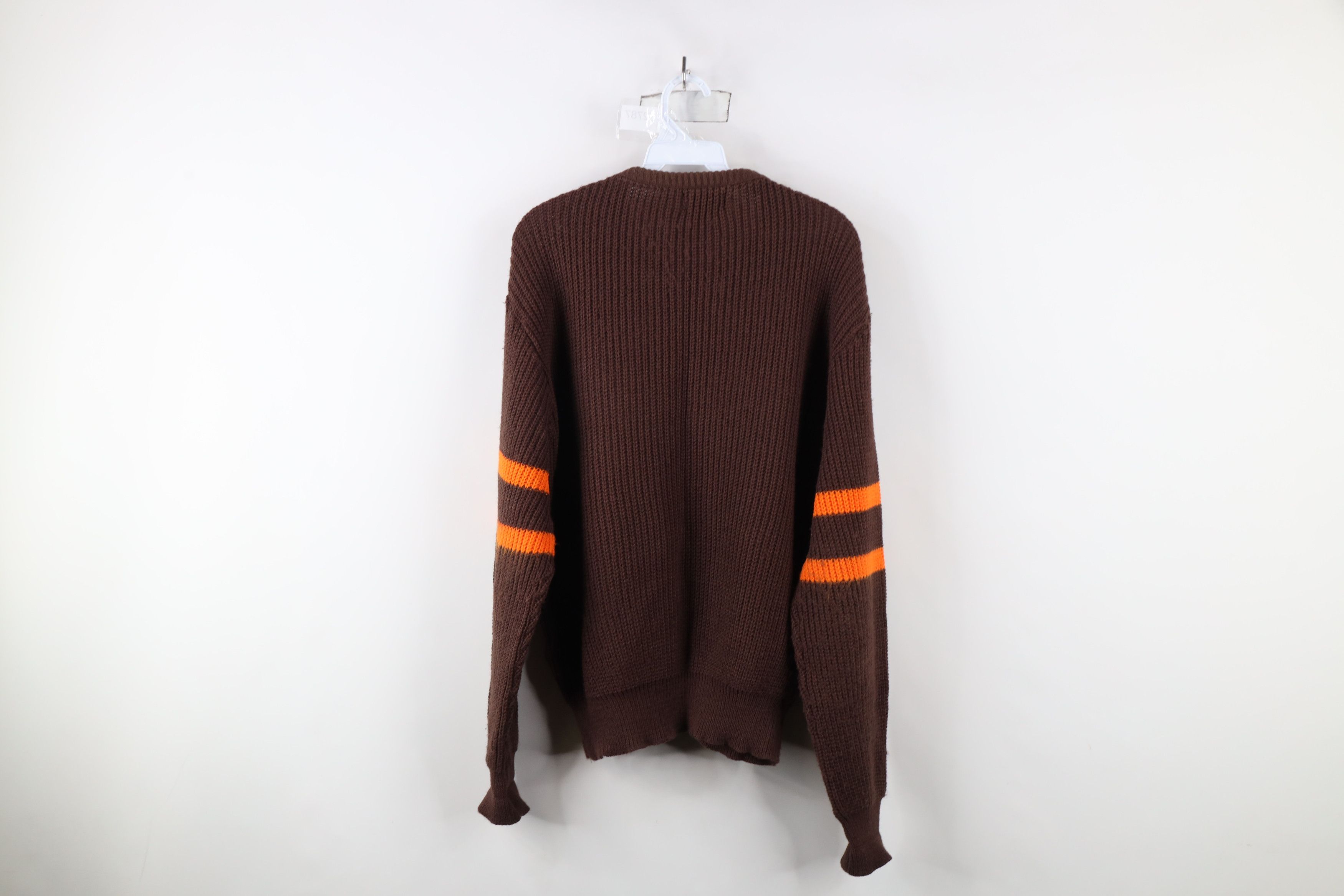 Vintage Vintage 70s 80s Cleveland Browns Football Knit Sweater USA Size US M / EU 48-50 / 2 - 10 Thumbnail