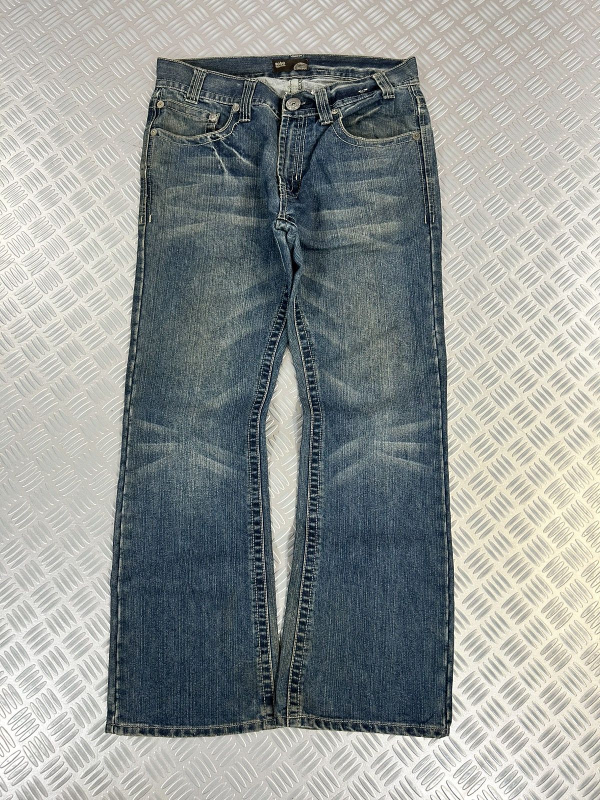 Japanese Brand × Vintage Bootcut Japanese jeans nobu vintage y2k style 2000’s Size US 33 - 4 Thumbnail