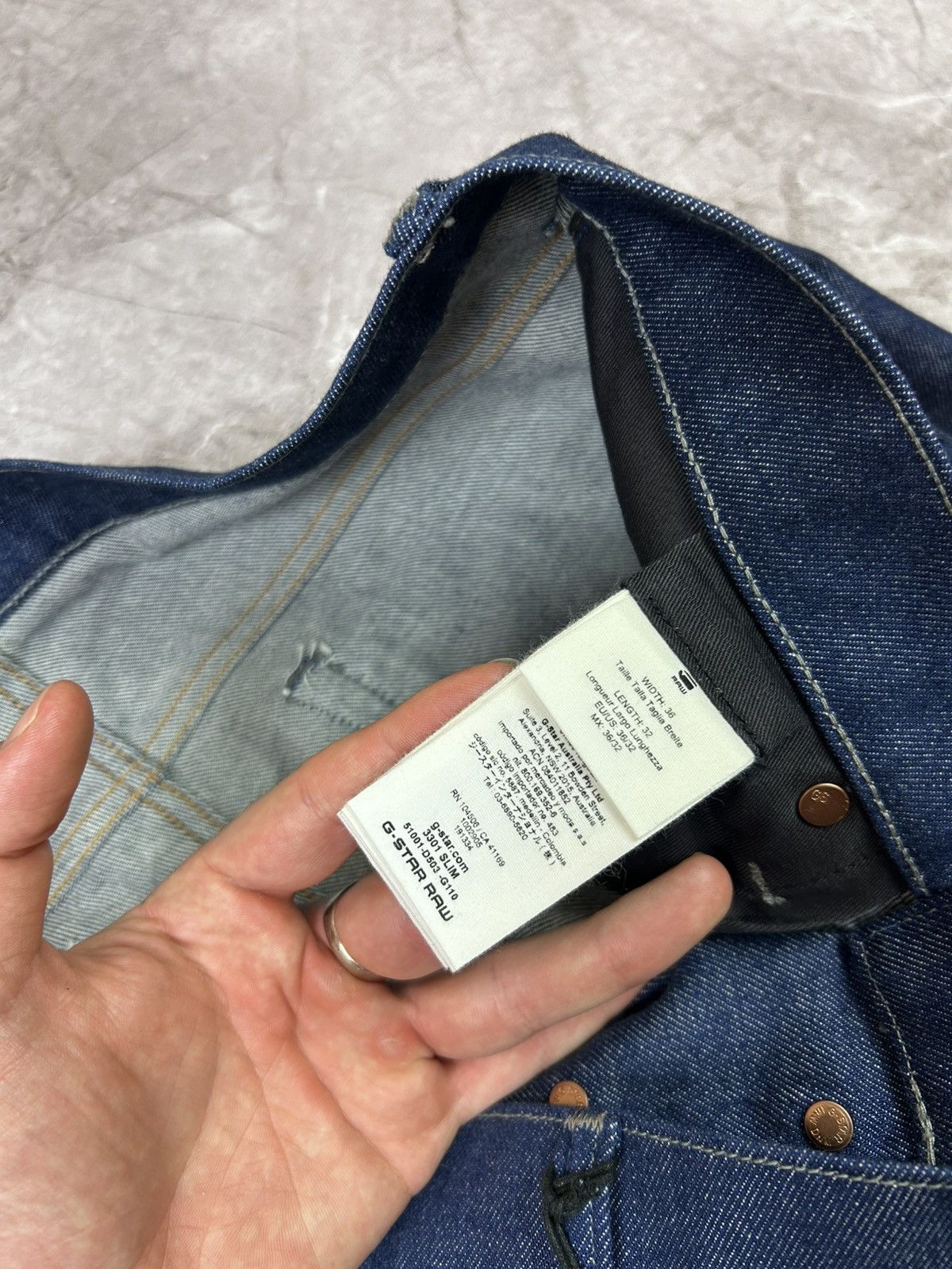 G-Star × Vintage G-Star Raw Jeans New Size 36/32 Size US 36 / EU 52 - 12 Thumbnail