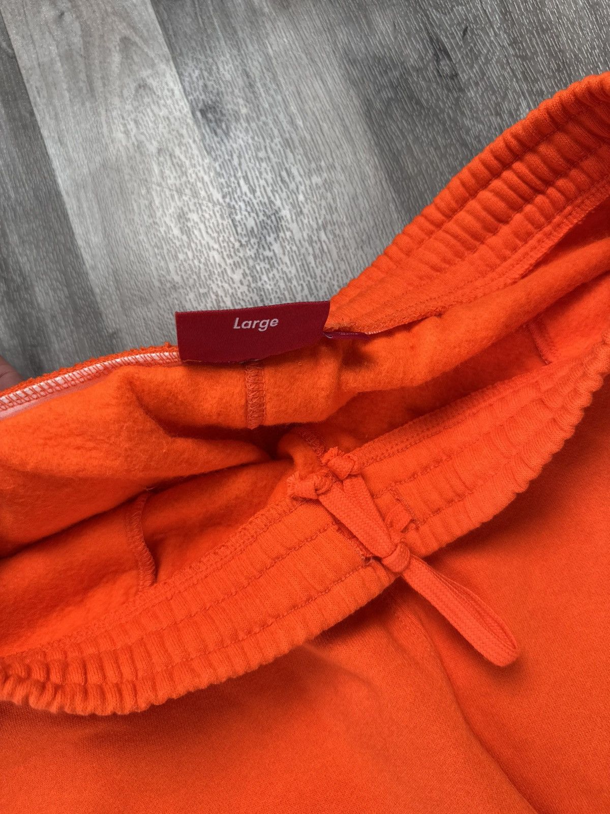 Supreme Supreme Tag Sweatpants Orange Size US 34 / EU 50 - 4 Thumbnail