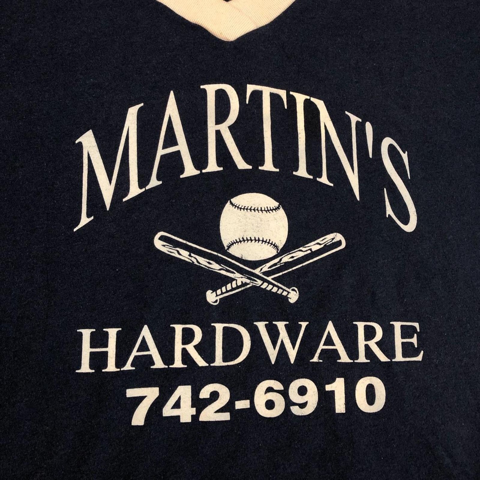Other Navy ‘Martins Hardware’ Graphic Baseball Tee Size XL / US 12-14 / IT 48-50 - 3 Thumbnail