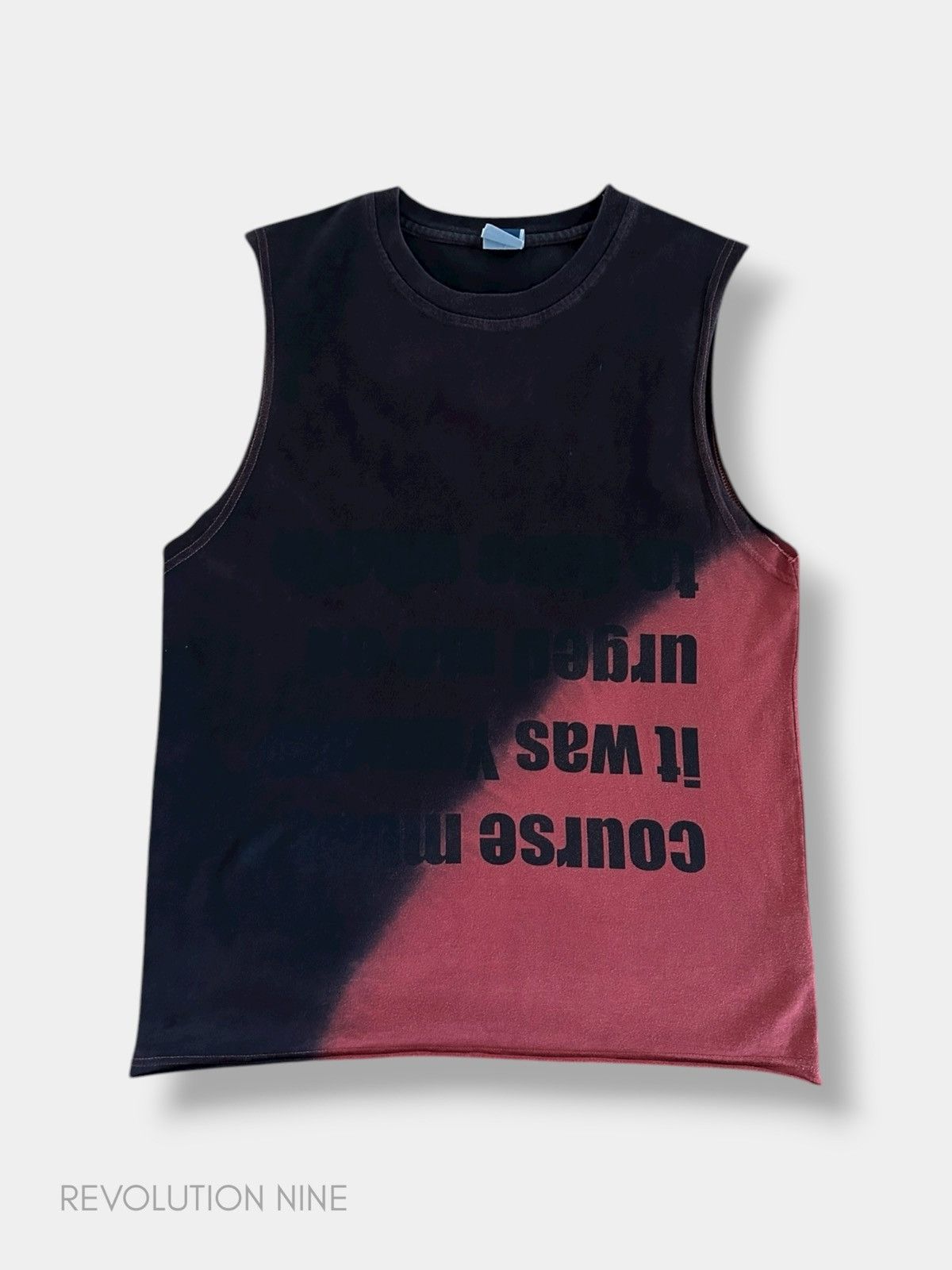 PPFM PPFM degrade writing tank top Size US M / EU 48-50 / 2 - 1 Thumbnail