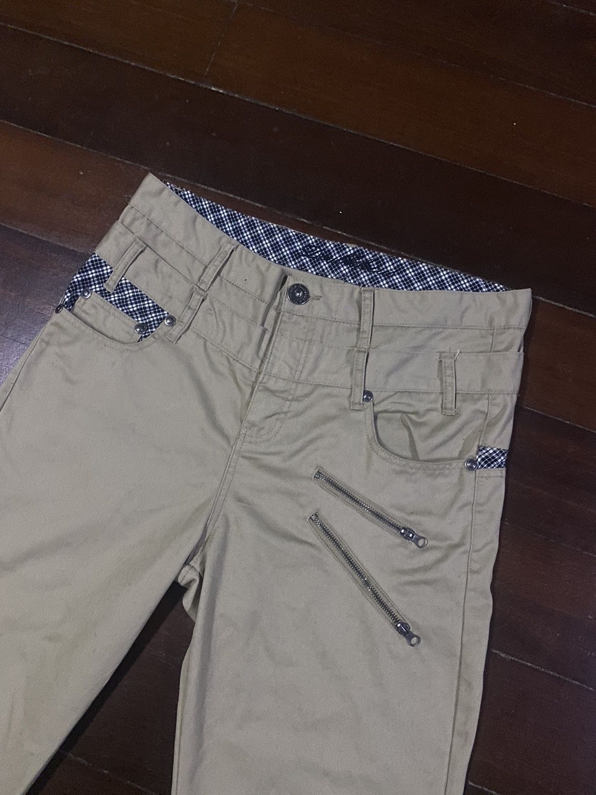 Designer × Japanese Brand Fire 🔥🔥 japanes brand pants short zipper double waist design Size US 36 / EU 52 - 4 Thumbnail