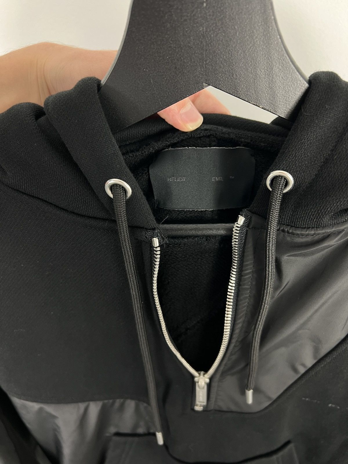 Heliot Emil Heliot Emil Patched Half Zip Hoodie Size US M / EU 48-50 / 2 - 4 Thumbnail
