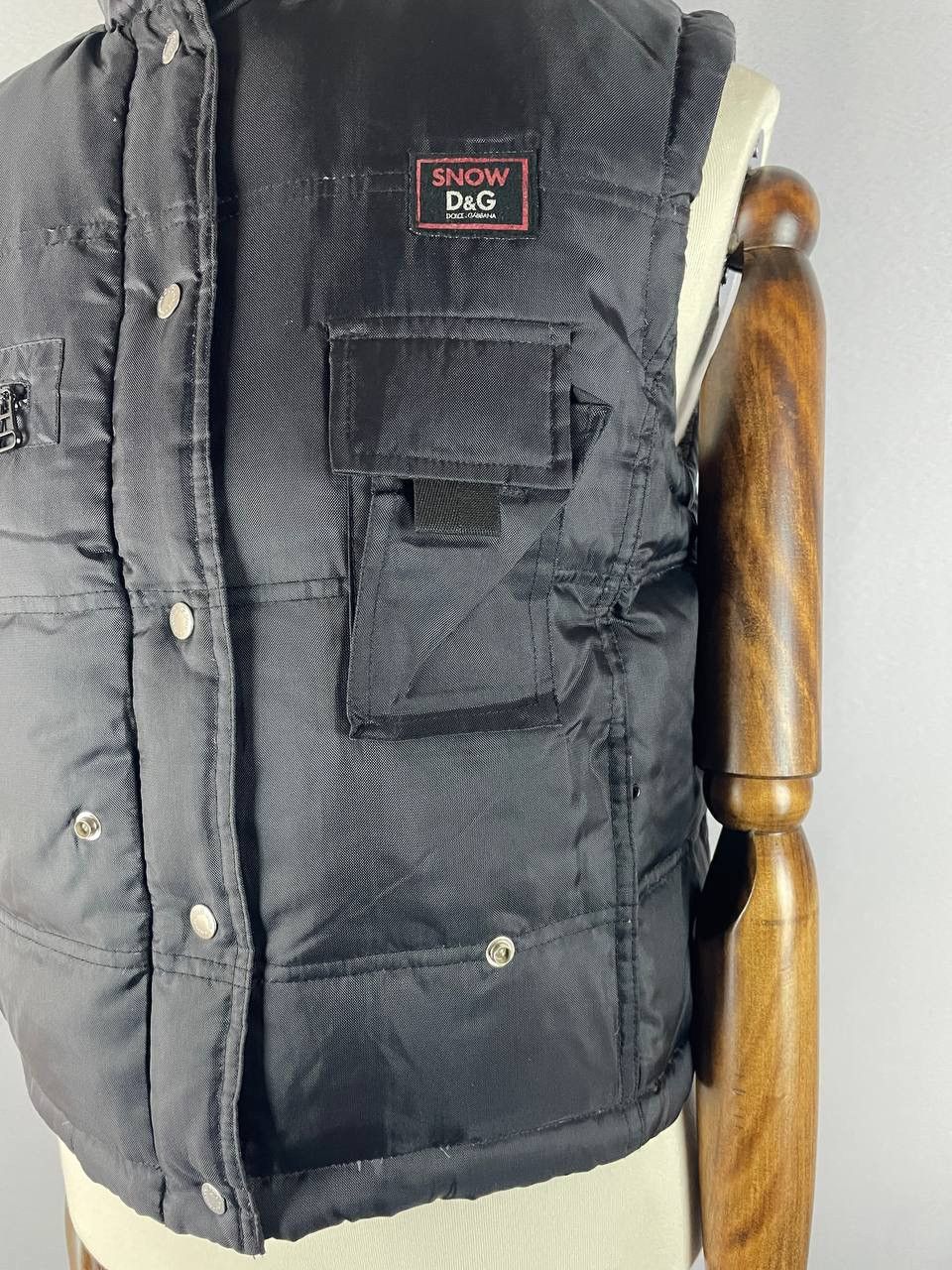 Dolce & Gabbana Dolce&Gabbana Vest Black Jacket Snow Size US S / EU 44-46 / 1 - 4 Thumbnail