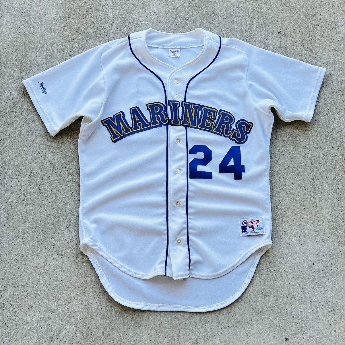 Ken Griffey Jr Sweetest Swing In Baseball T-Shirt From . | Navy | Vintage Apparel - Foto 5