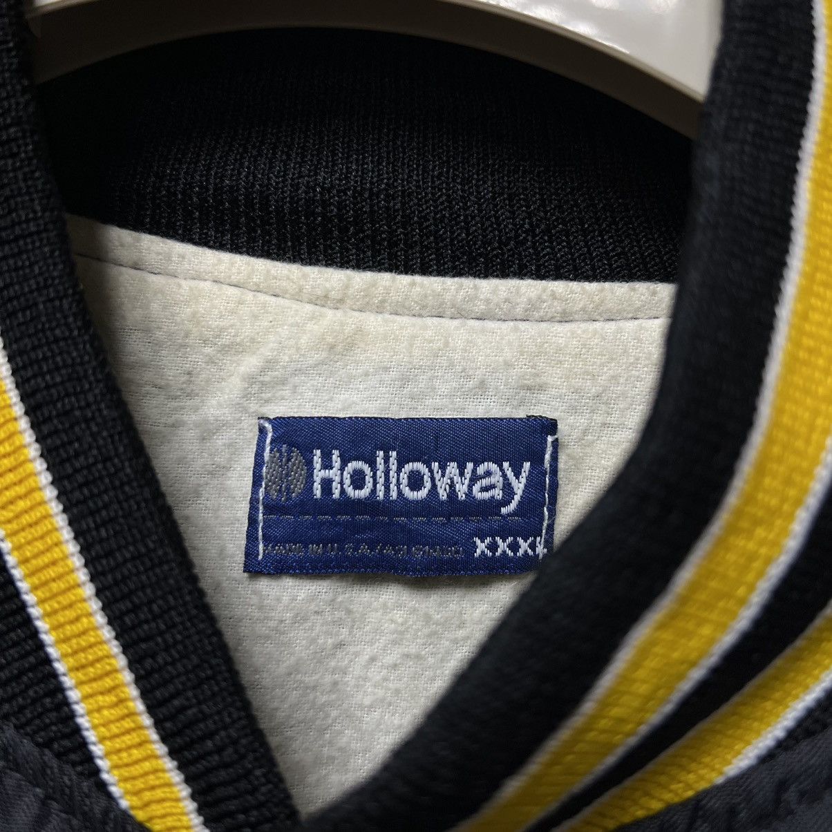 Vintage Holloway Vintage Bomber Jacket Made in USA MONTOUR FOOTBALL Size US XL / EU 56 / 4 - 19 Thumbnail