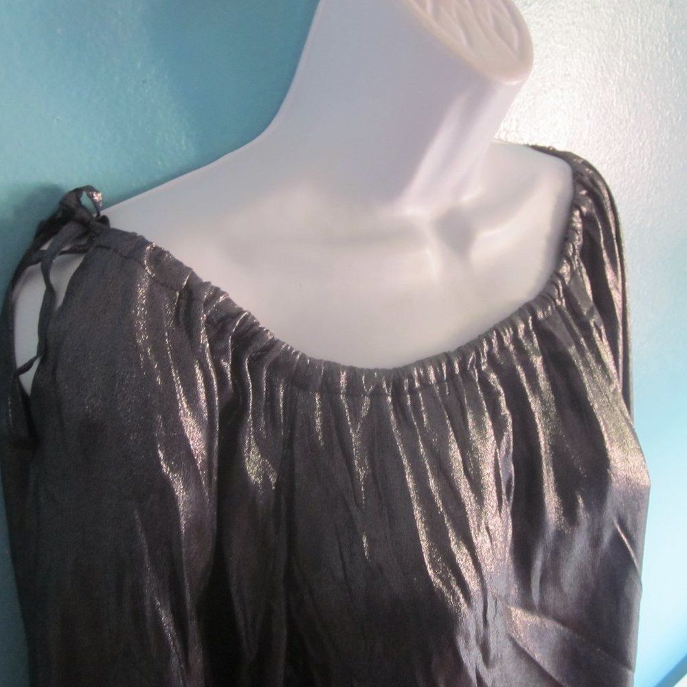 Cedric Charlier Cedric Charlier Blouse Size 8 Lead Metallic Size M / US 6-8 / IT 42-44 - 6 Thumbnail