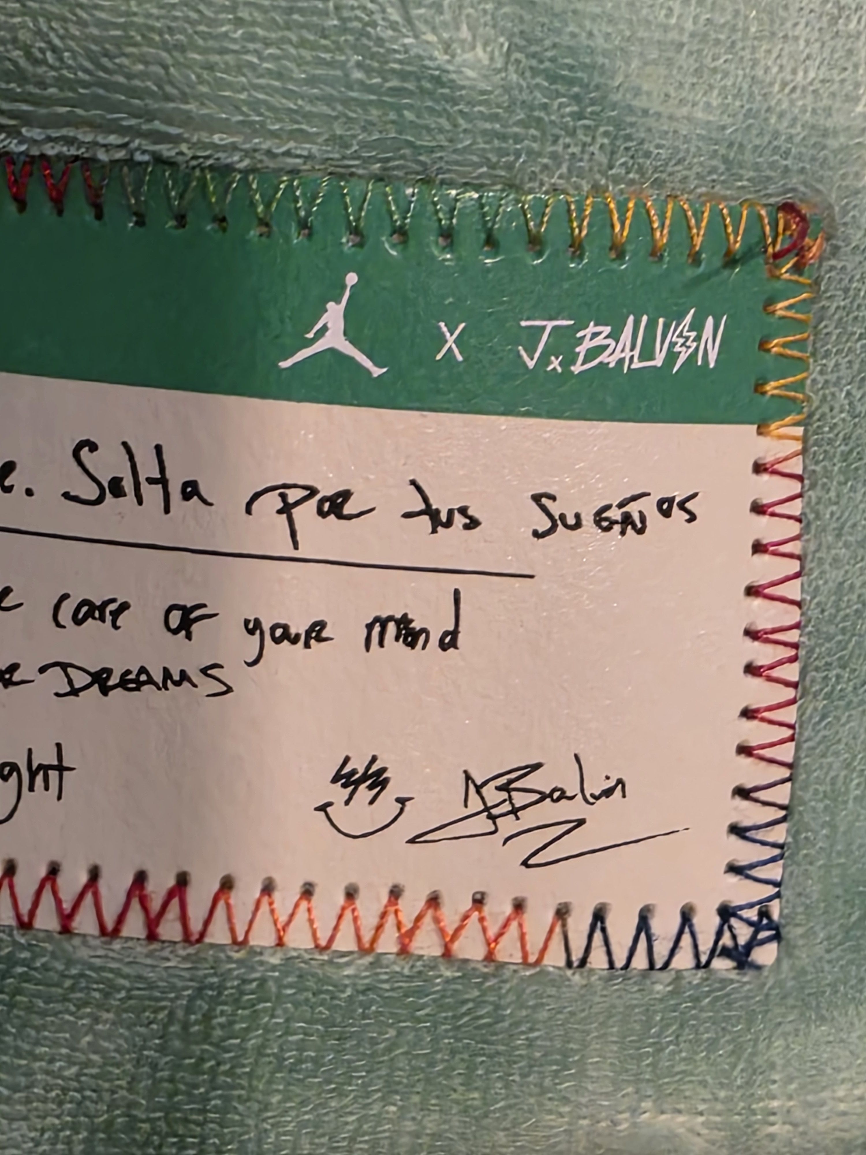 Nike Nike Air Jordan x J Balvin Tie-Dye Shorts Sz S Jade Enamel Size US 32 / EU 48 - 10 Thumbnail