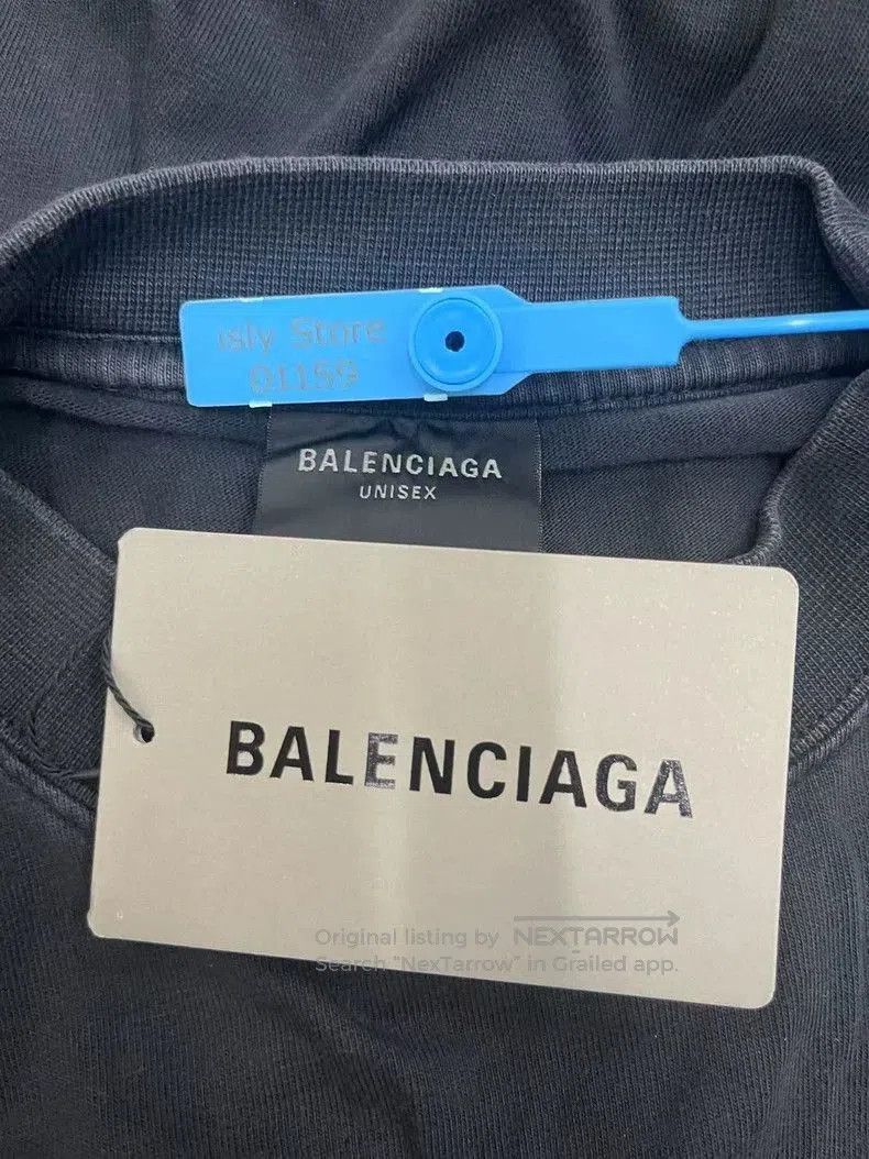 Balenciaga Balenciaga Letter Print Long Sleeve T. Size US M / EU 48-50 / 2 - 4 Thumbnail