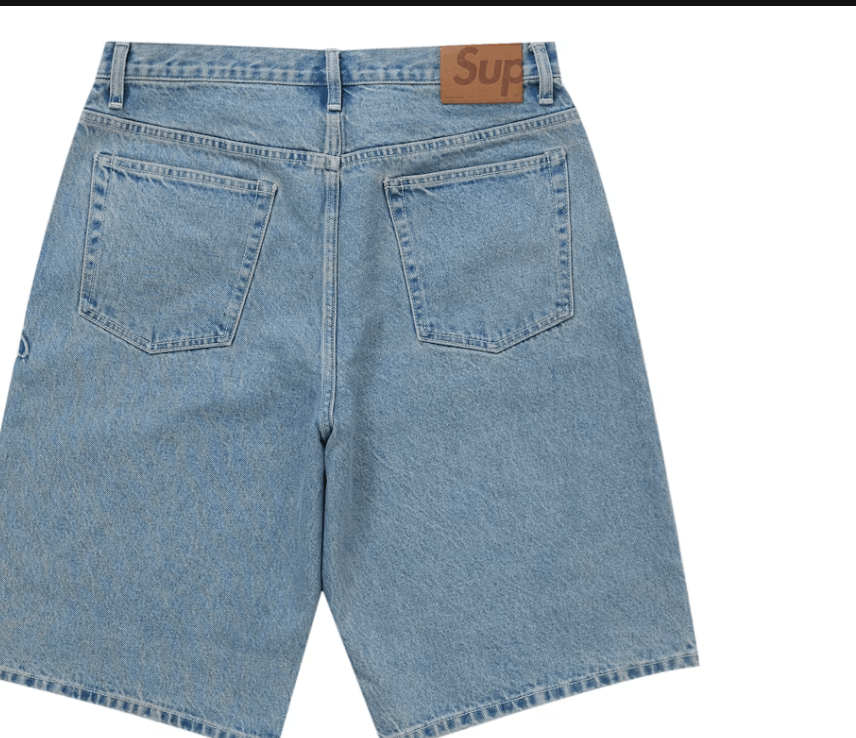 Supreme Script Baggy Denim Short Size US 30 / EU 46 - 2 Thumbnail