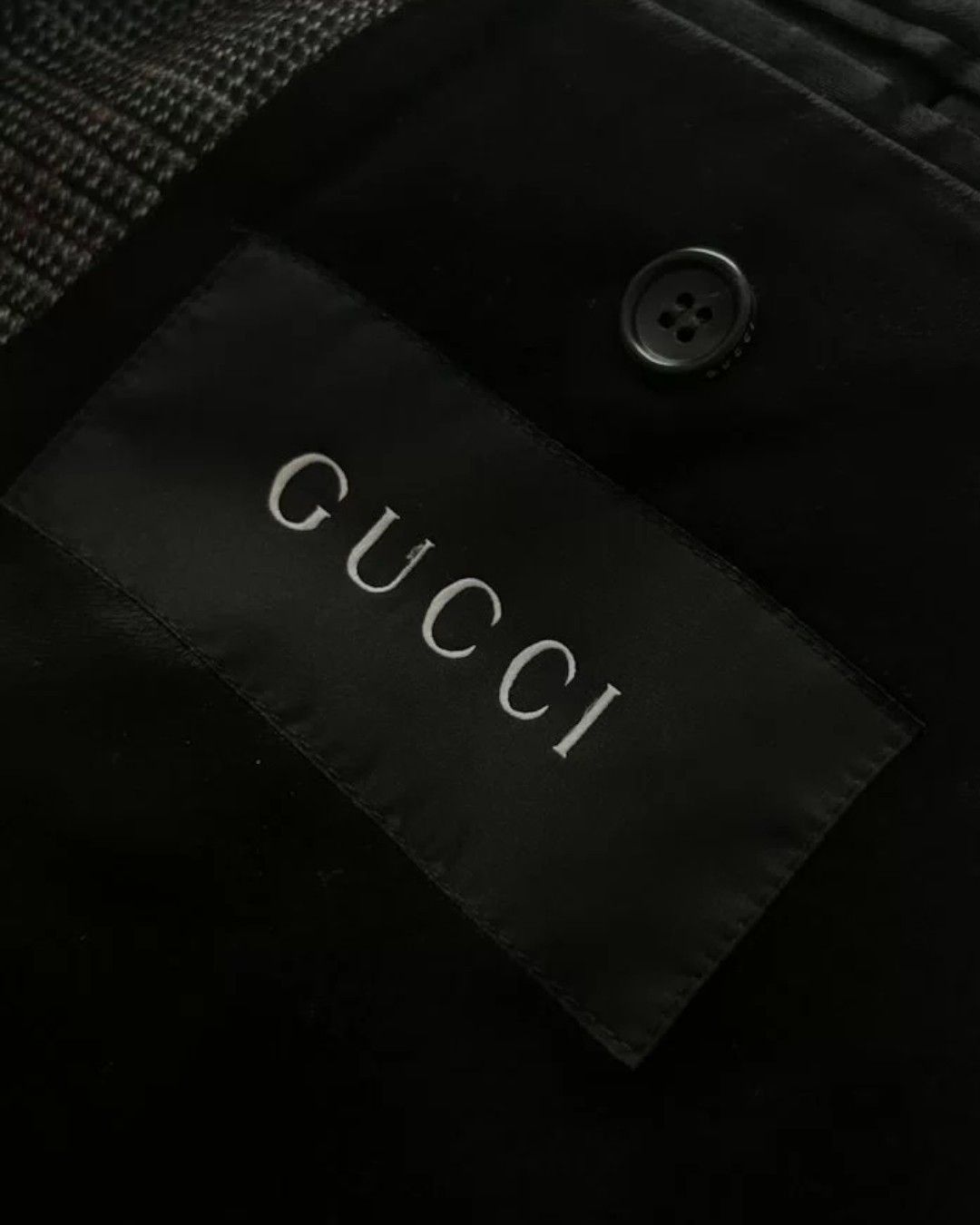 Gucci DOUBLE BREASTED WOOL CHECKERED TRENCH COAT Size US M / EU 48-50 / 2 - 4 Thumbnail