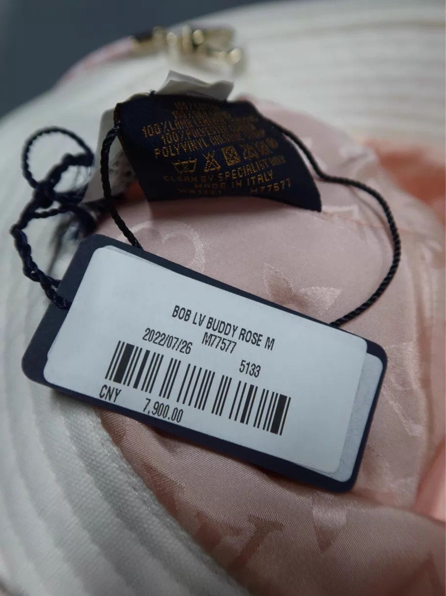 Louis Vuitton LOUIS VUITTON Women's Pink Cotton Bucket Hat M Size ONE SIZE - 7 Thumbnail