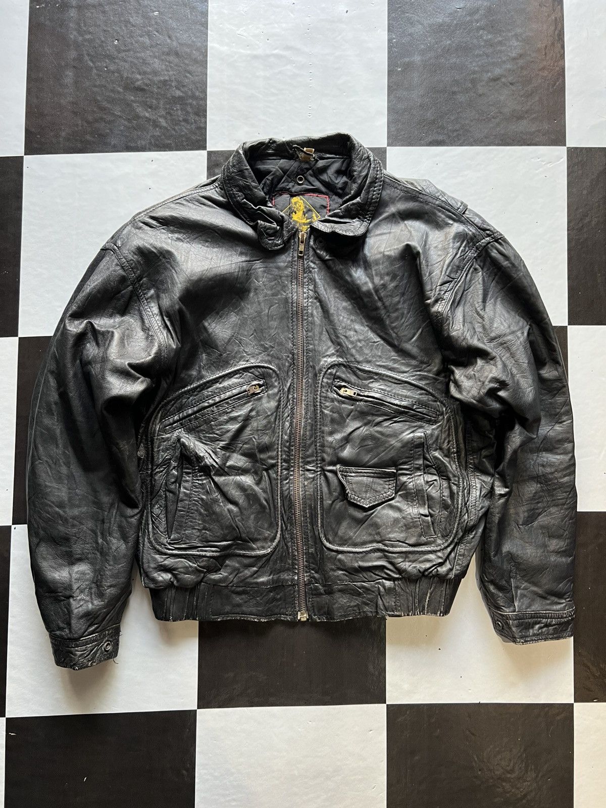 Vintage Vintage Bomber Leather SAIGON ( VIETNAM h Size US L / EU 52-54 / 3 - 2 Thumbnail