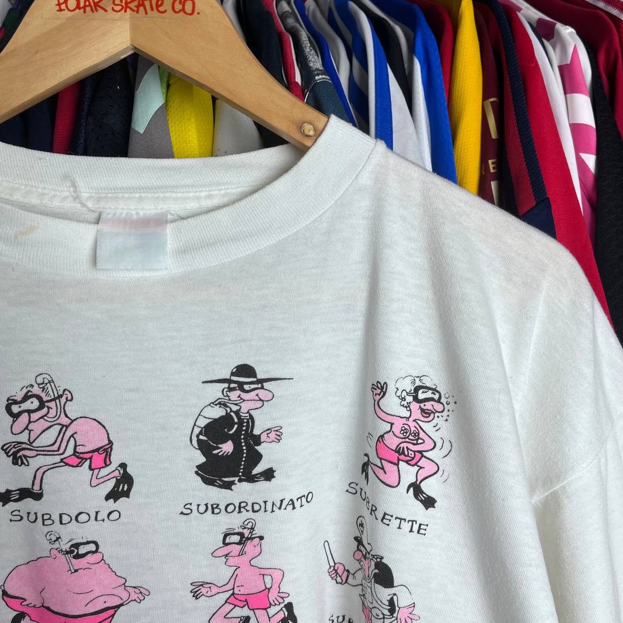 Vintage KENPY design ZAP line Funny Humor Ironic Print Tshirt Size US XL / EU 56 / 4 - 5 Thumbnail