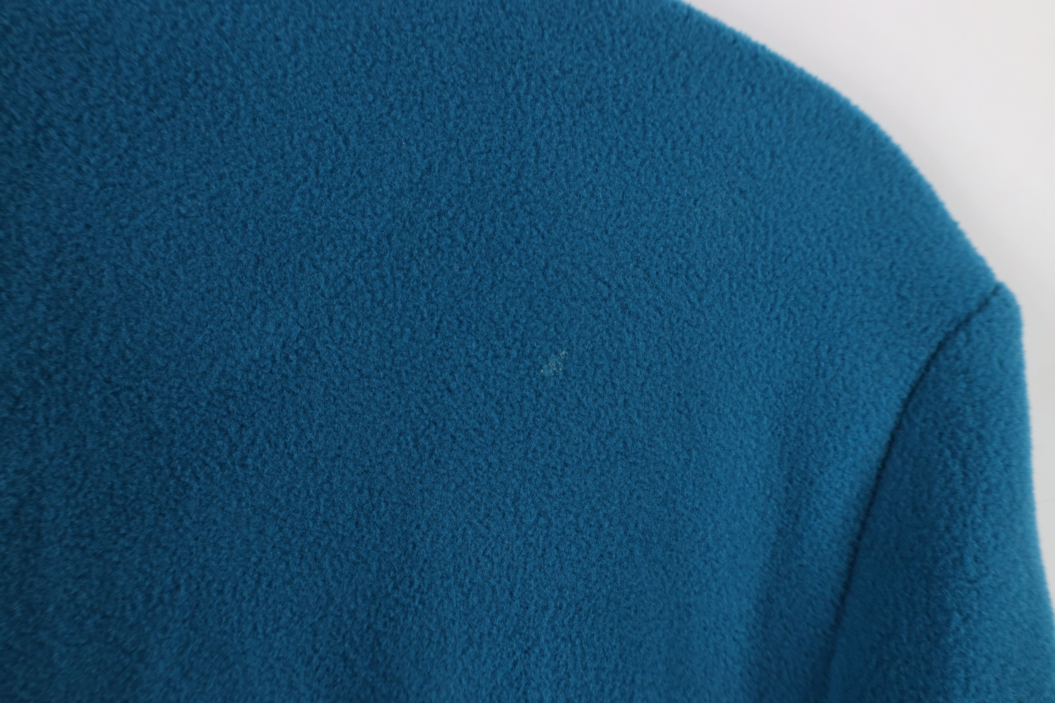 Lands' End × Vintage New Lands End 100 Polartec Fleece Snap Button Henley Sweater Size M / US 6-8 / IT 42-44 - 11 Thumbnail