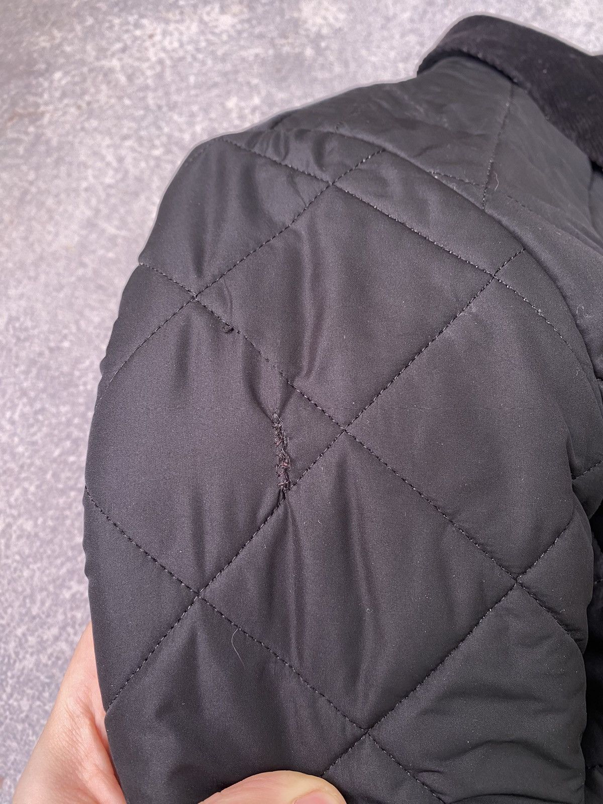 Barbour × Vintage Vintage Barbour Quilted Black Jacket Size US L / EU 52-54 / 3 - 22 Thumbnail