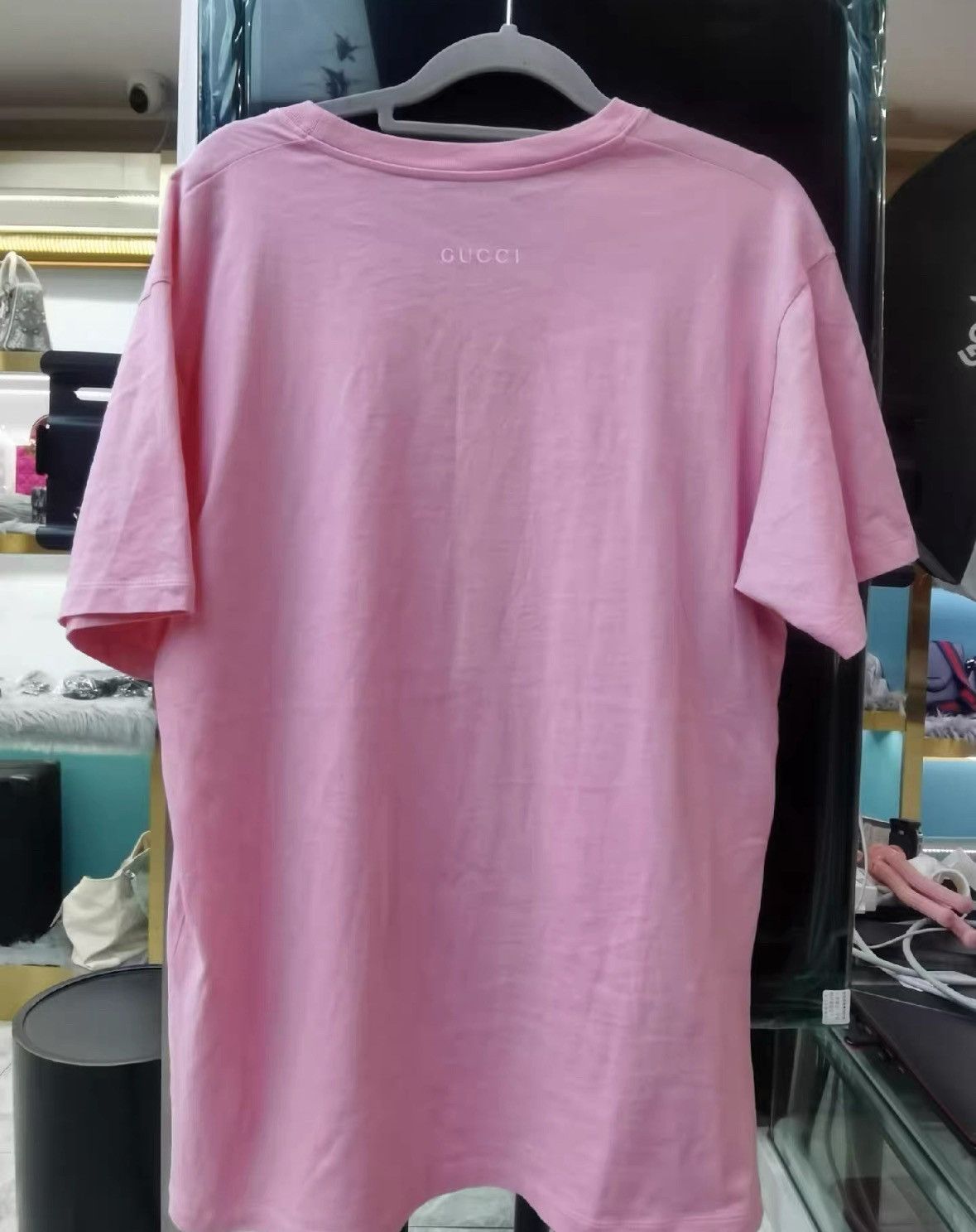 Gucci Gucci Floral printed round-neck pink cotton short-sleeved T Size US S / EU 44-46 / 1 - 5 Thumbnail