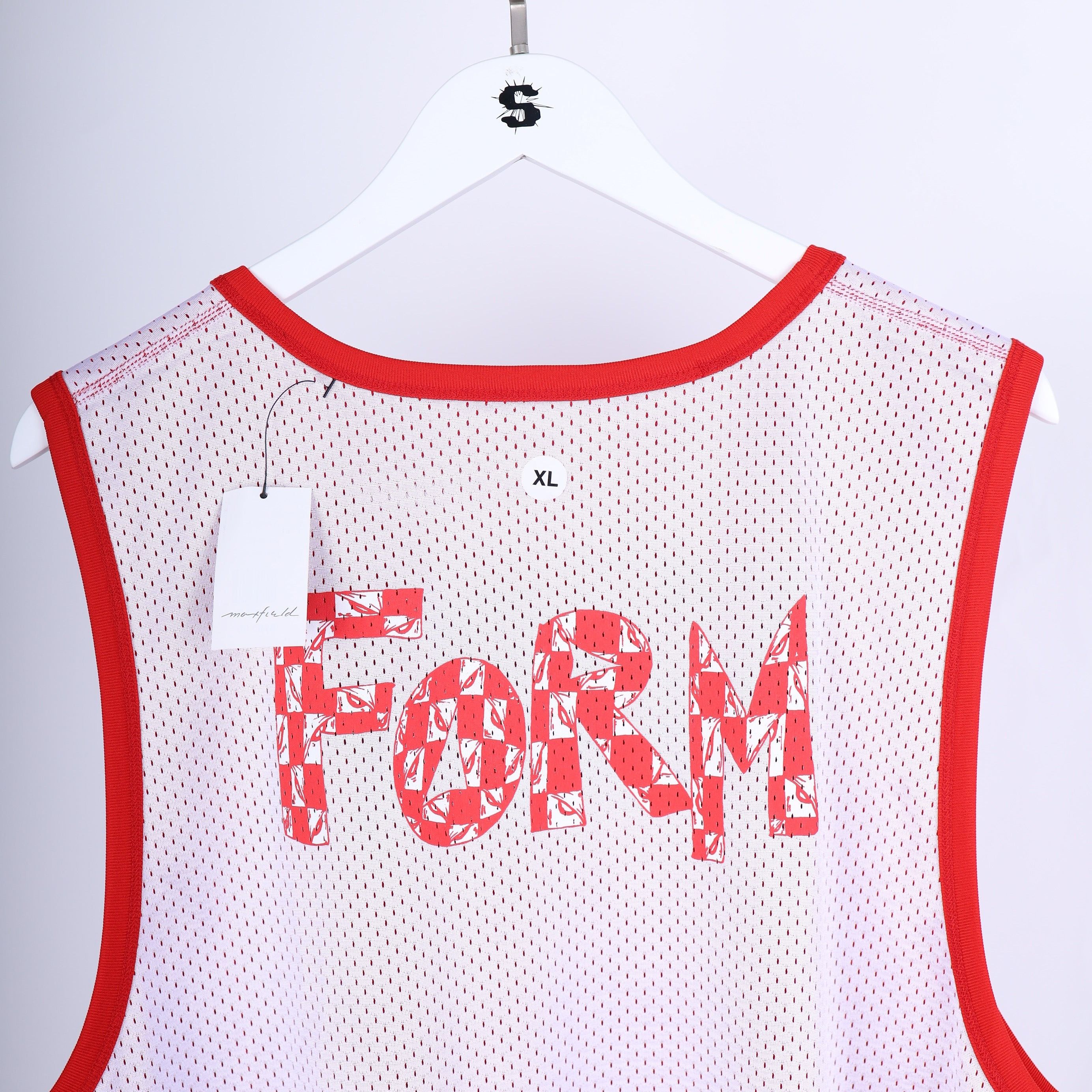 Chrome Hearts RED MESH 'FORM' CH TEAM STADIUM TANK TOP JERSEY MATTY BOY Size US XL / EU 56 / 4 - 11 Thumbnail