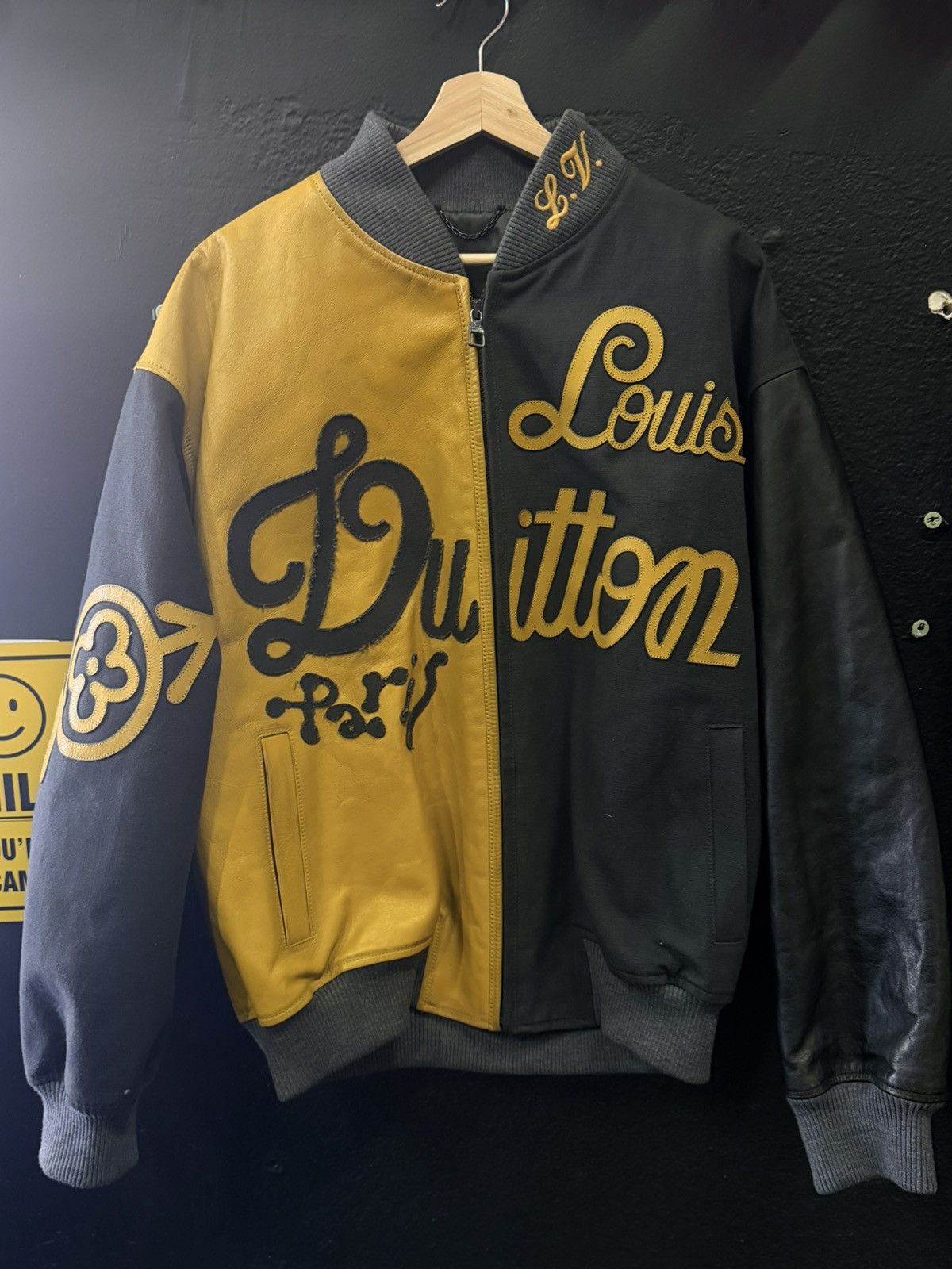 Louis Vuitton Paris Runway Virgil Varsity Bomber