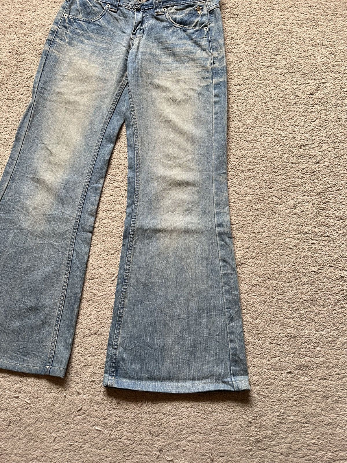 Cook Jeans 2000s Cook Jeans Washed Flare Jeans / Bootcut Jeans Size US 29 - 2 Thumbnail