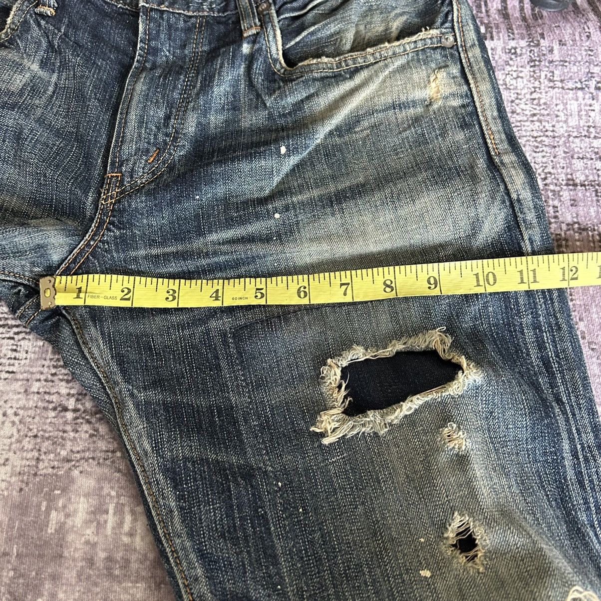 If Six Was Nine Punk Distressed Rockstar Edwin Jeans Size US 32 / EU 48 - 17 Thumbnail