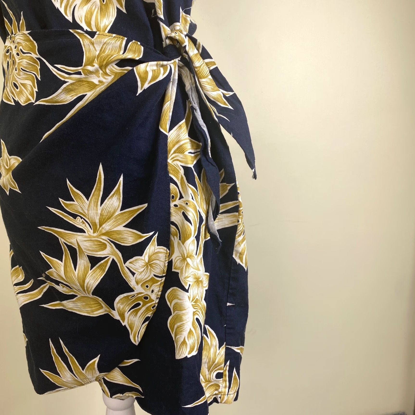 Vintage Pacific Legend Womens Dress XS Blue Sleeveless Hawaiian Floral Mini USA Size XS / US 0-2 / IT 36-38 - 6 Thumbnail