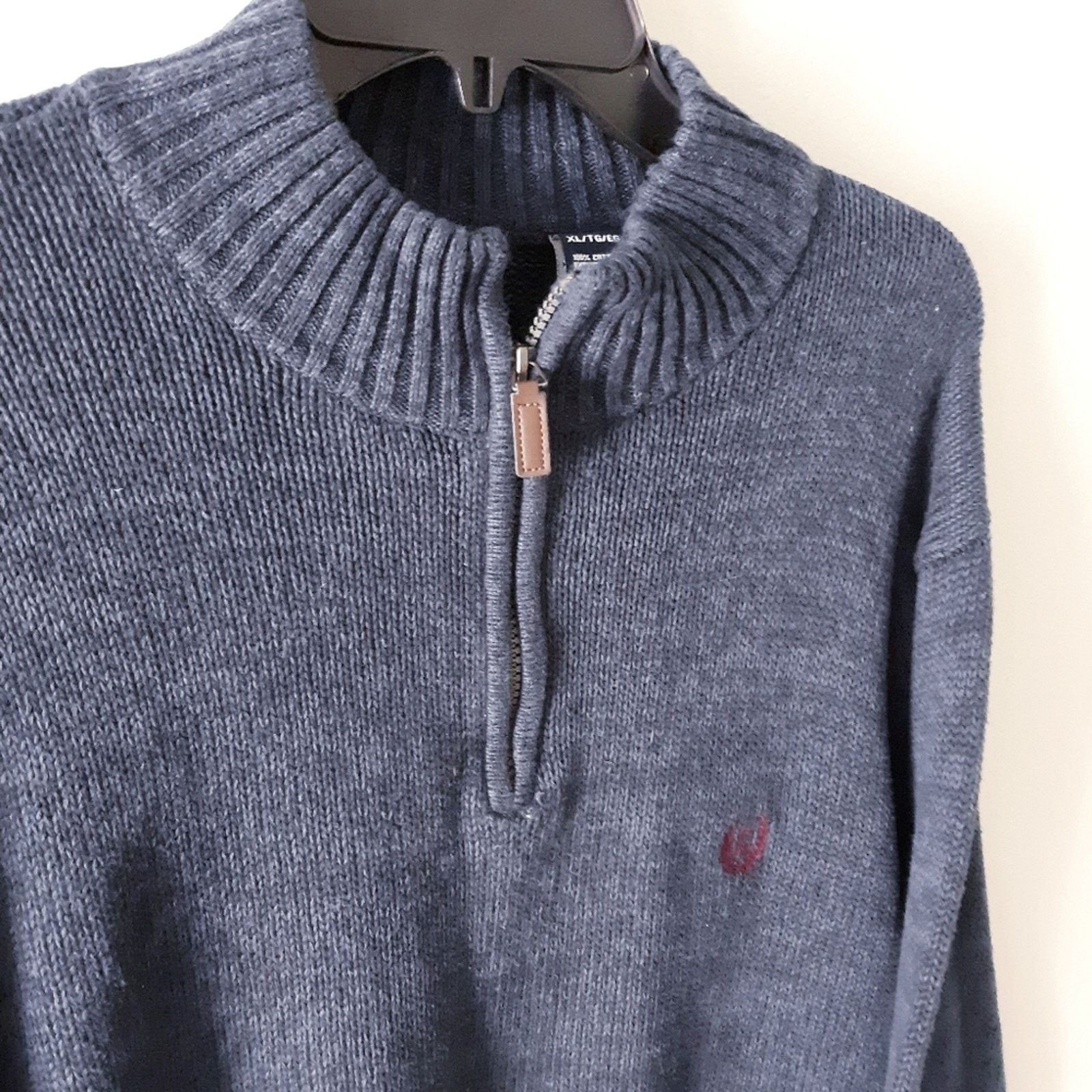 Chaps VTG Chaps 1/4 Zip Mock Neck Sweater Size US XL / EU 56 / 4 - 3 Thumbnail