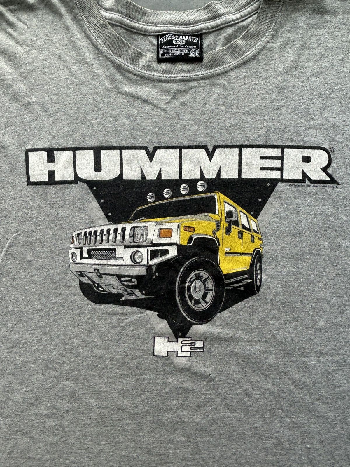 Vintage Vintage Y2K Hummer Graphic Tee Size US XXL / EU 58 / 5 - 2 Thumbnail