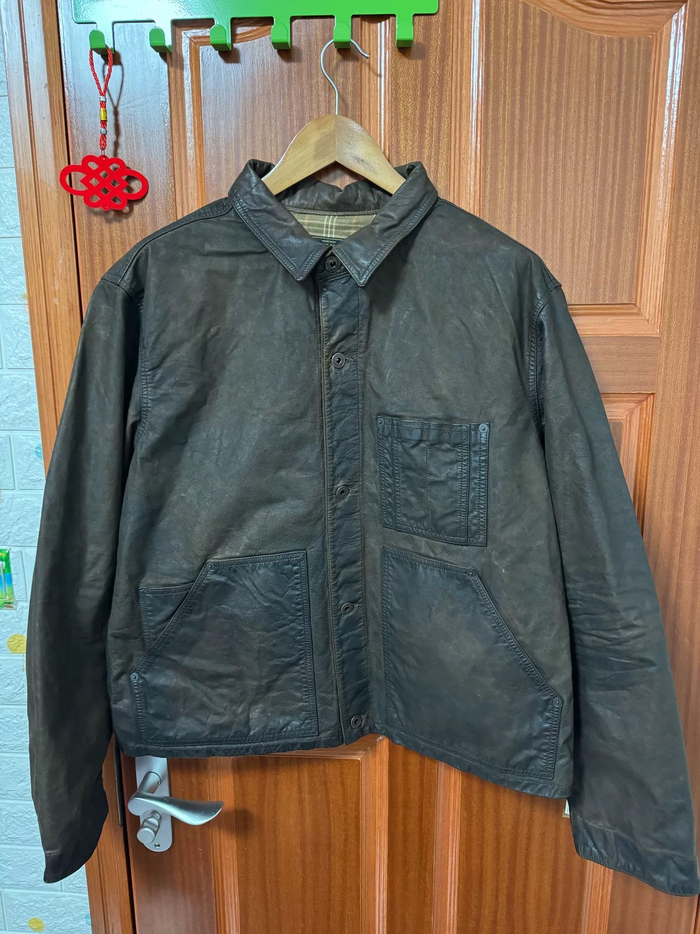 RRL Ralph Lauren RRL Distressed Leather Jacket XL for Sale Size US XL / EU 56 / 4 - 1 Thumbnail
