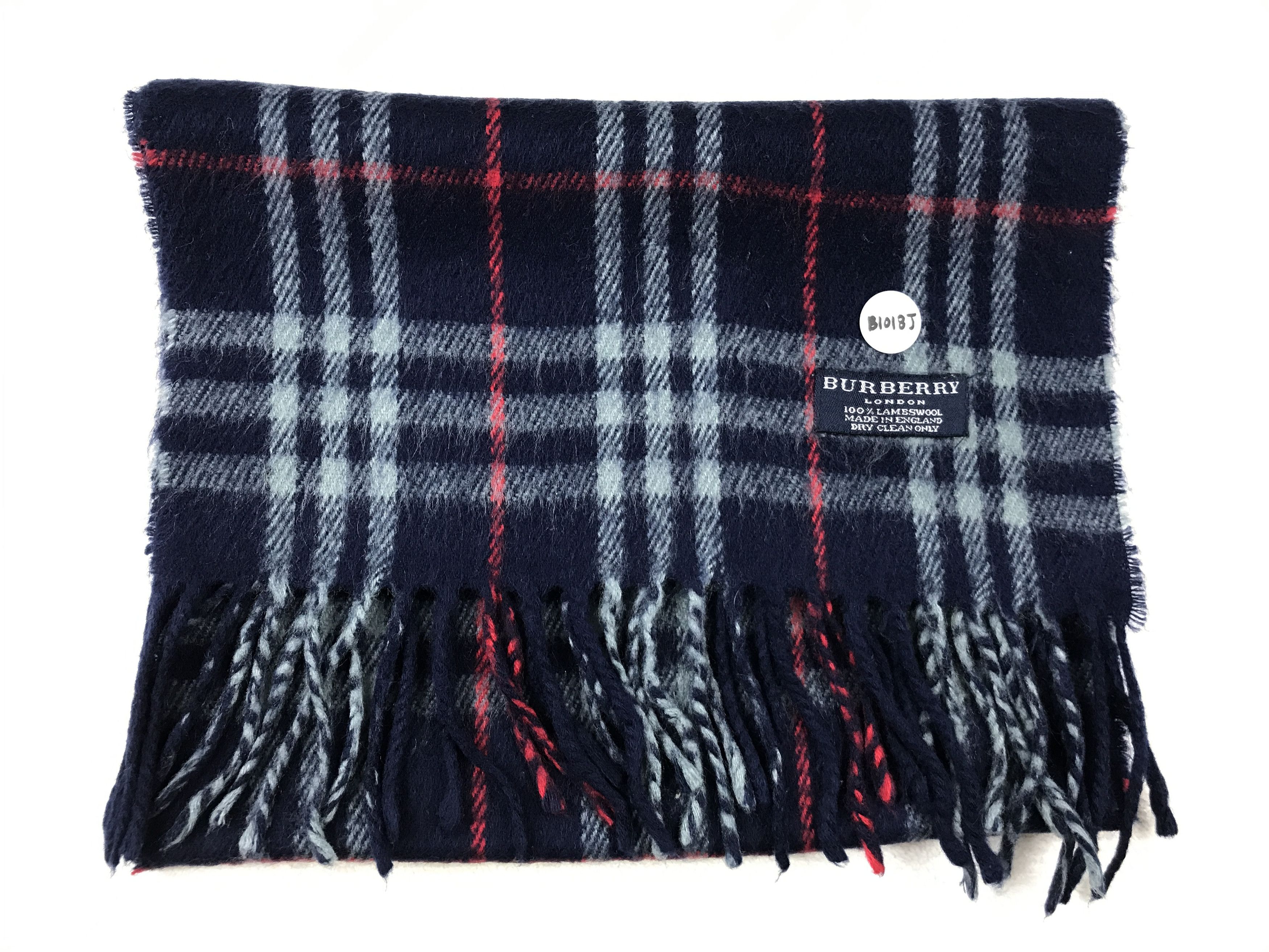 Burberry × Vintage Vintage Burberry Scarf Muffler Wool Cashmere Novacheck Size ONE SIZE - 2 Thumbnail