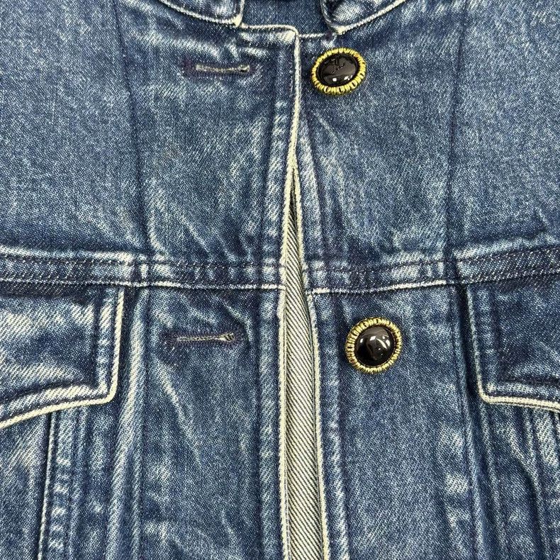 Louis Vuitton Louis Vuitton Washed blue presbyopic leather label irregula Size XS / US 0-2 / IT 36-38 - 7 Thumbnail