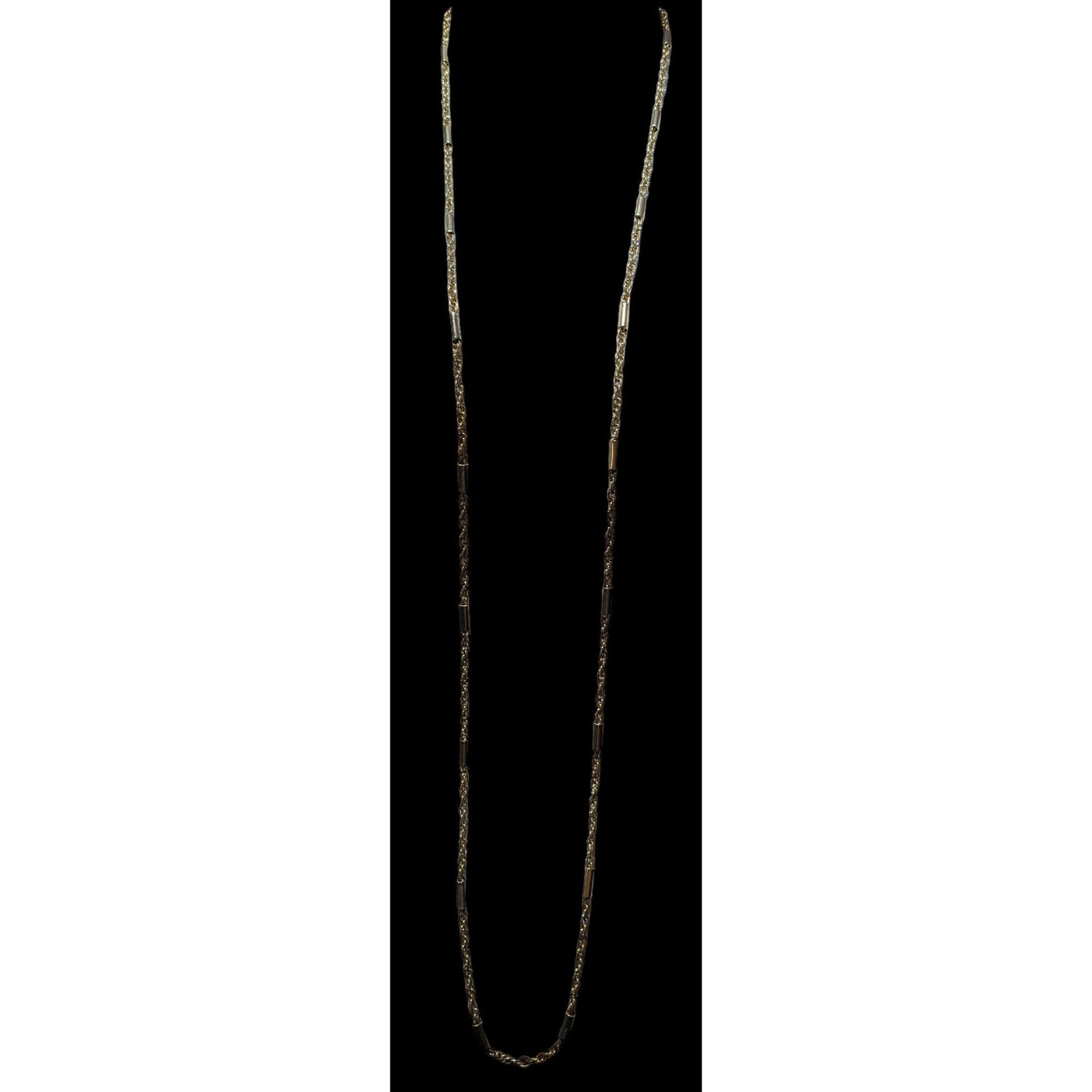 Other Gold Abstract Pillar Link Chain Necklace Size ONE SIZE - 4 Thumbnail