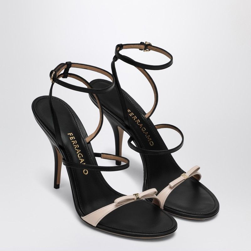 Ferragamo Ariel 95 Black/Nude High Heels