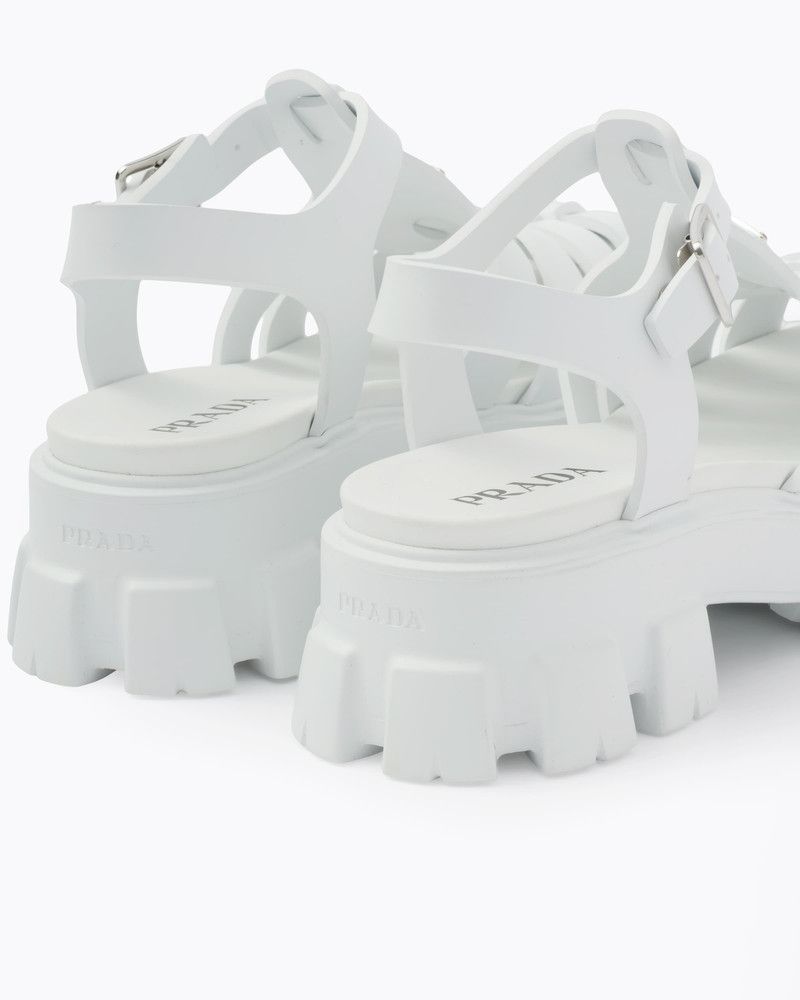 Prada o1mt1gz0526 Rubber Sandals in White Size US 11 / EU 44 - 6 Thumbnail