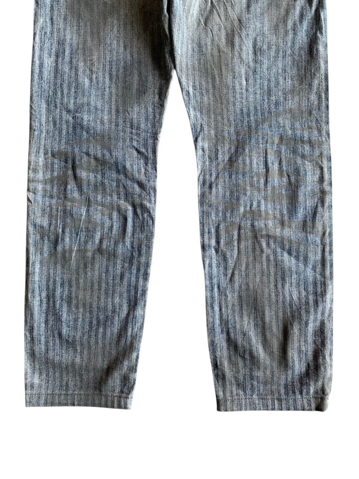 Tornado Mart TORNADO MART STRIPE JAPANESE STRETCH DISTRESSED DENIM Size US 32 / EU 48 - 7 Thumbnail