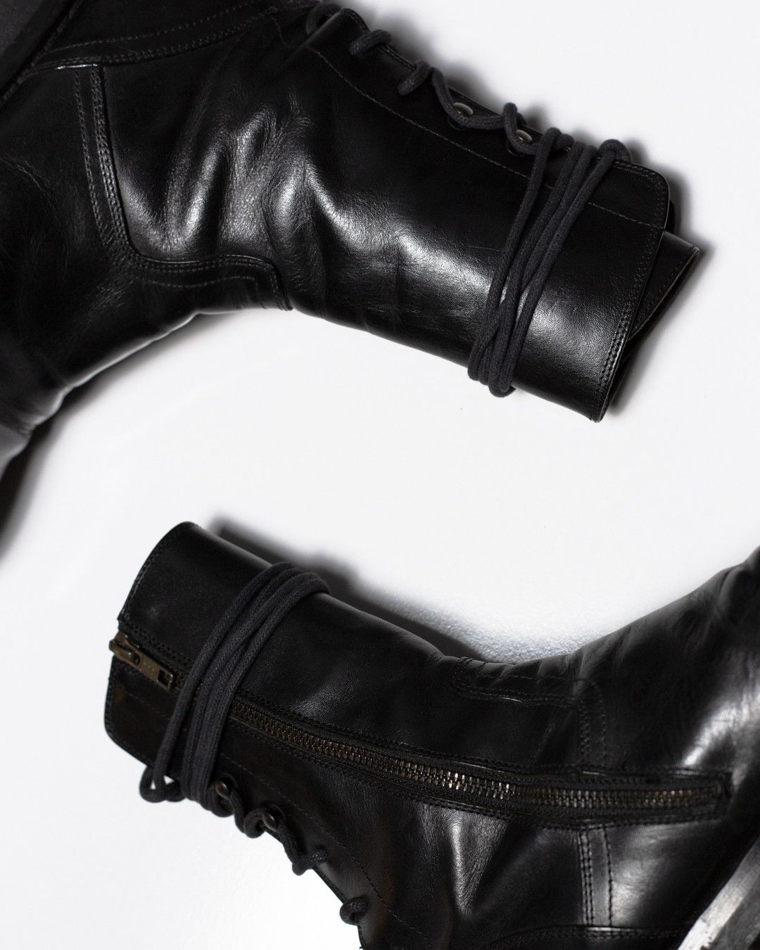 Ann Demeulemeester HENRICA BACKLACE BOOT Size US 7.5 / EU 40-41 - 7 Thumbnail
