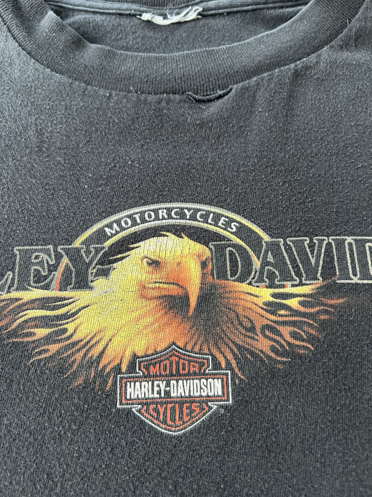 Harley Davidson Vintage 2011 Harley Davidson Motorcycles Eagle Woodstock Tee Size US L / EU 52-54 / 3 - 7 Thumbnail
