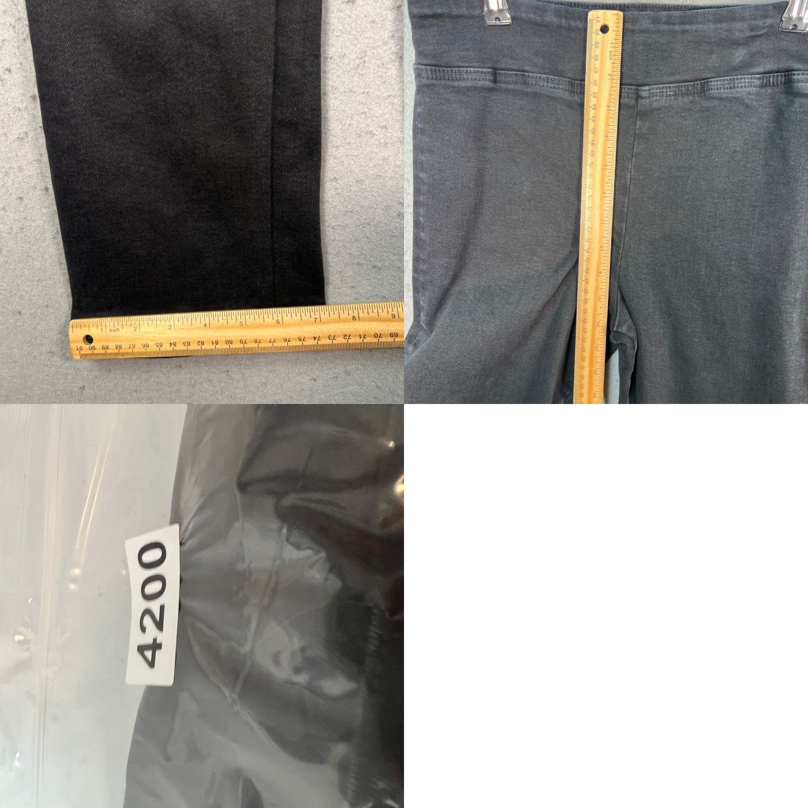 Frame FRAME Jeans Womens Size 2 Black Cotton Blend Denim Pants Straight Stretch 5-Pocket Size 26" / US 2 / IT 38 - 8 Thumbnail