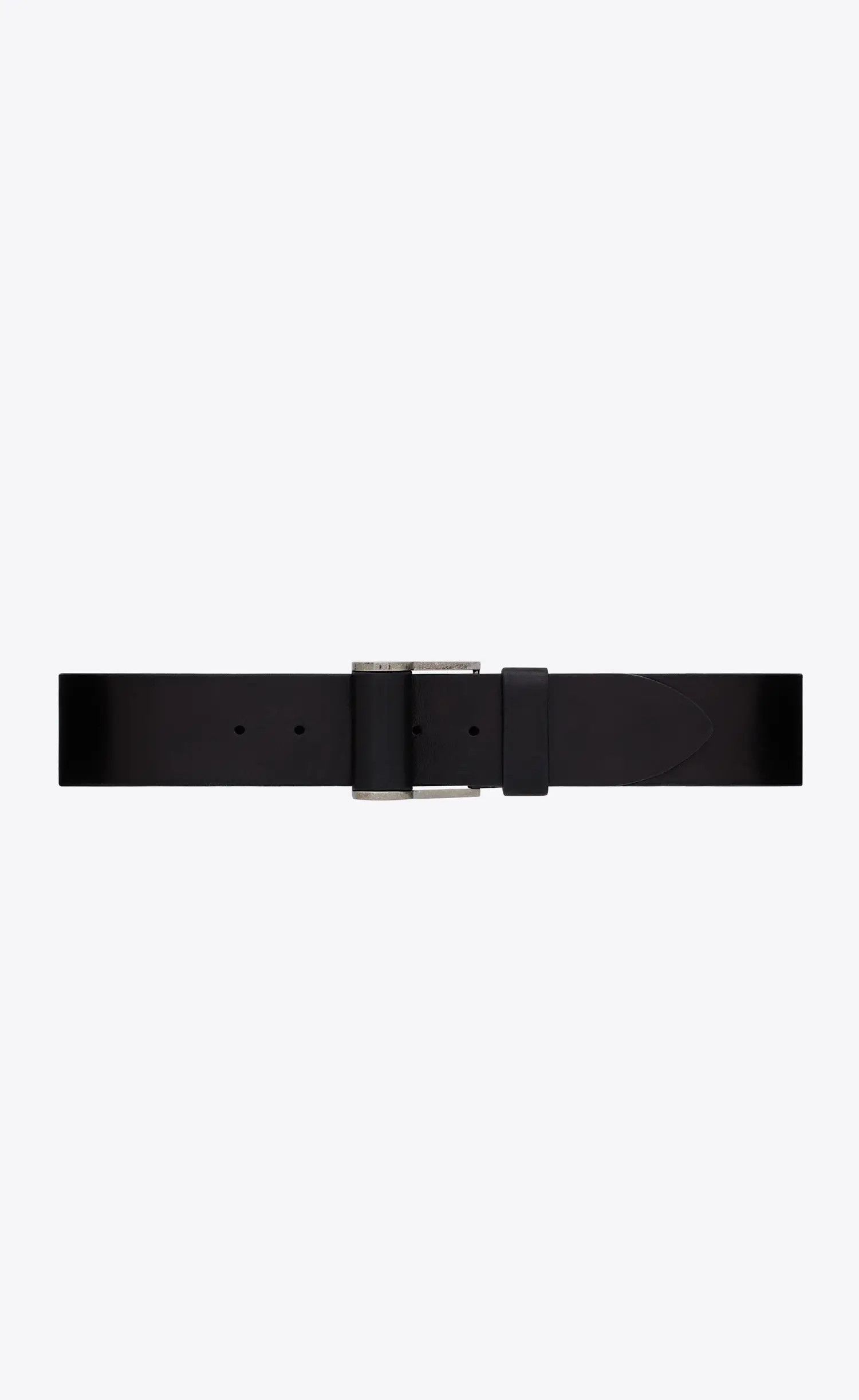 Saint Laurent Paris o1b1hav110125 Size: 95 / Corset Belt Covered Buckle Leather Size ONE SIZE - 1 Thumbnail