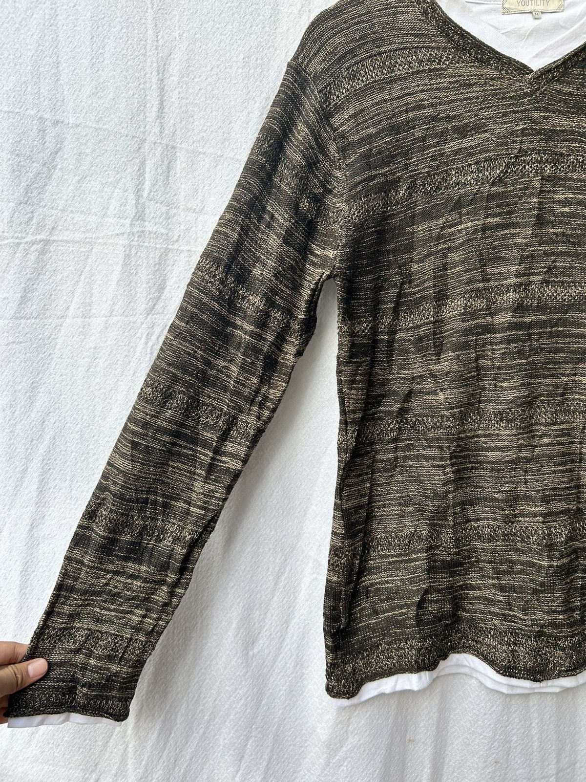 Hysteric Glamour Youtility japanaese knit double layers longsleeve Size US M / EU 48-50 / 2 - 4 Thumbnail