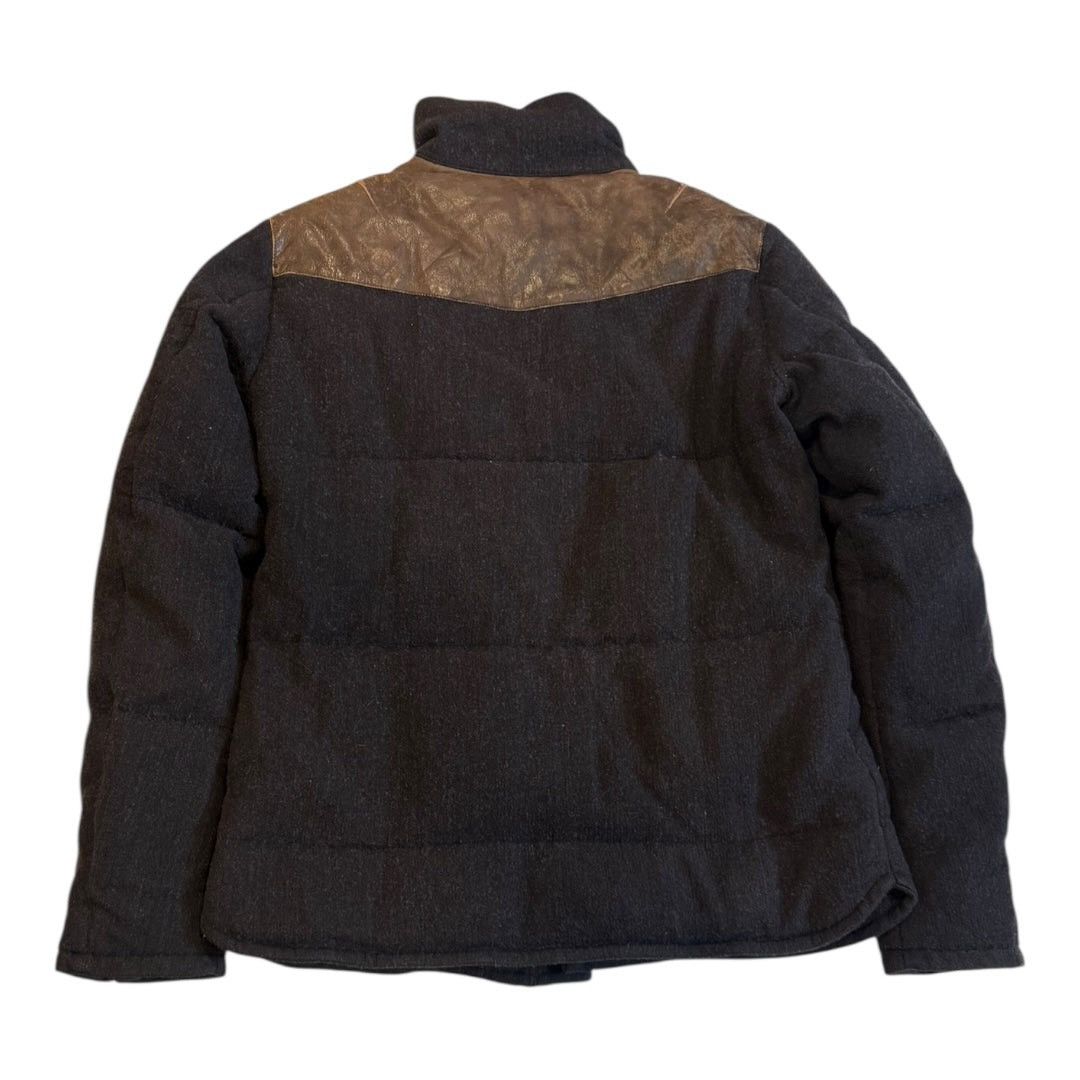 Isamu Katayama Backlash Isamu Katayama BACKLASH Cowhide Paneled Wool Down Jacket Size US M / EU 48-50 / 2 - 2 Thumbnail