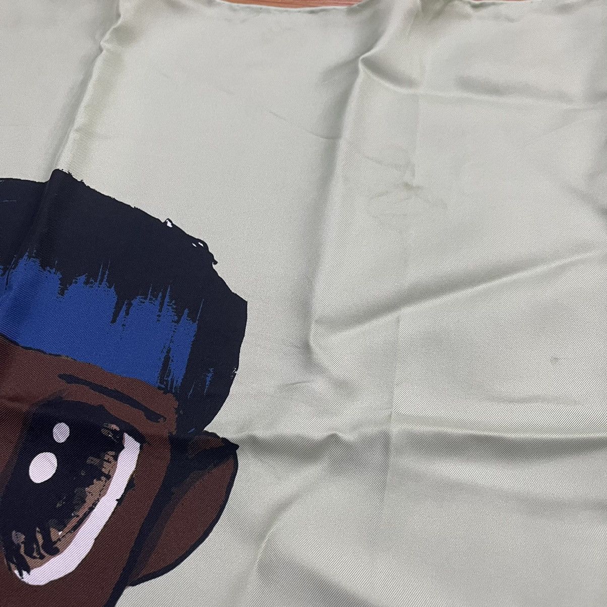 Frank Ocean Frank Ocean Anime Blonded Silk Scarf Large Size ONE SIZE - 4 Thumbnail