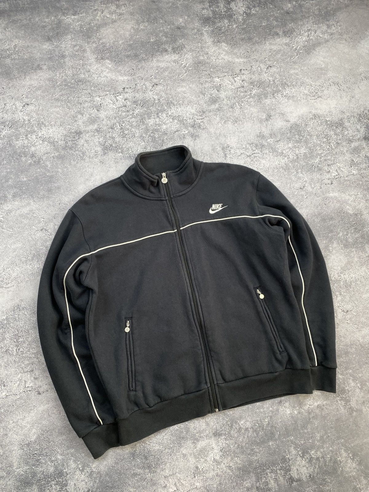 Nike Vintage Nike Zip Sweatshirt 90s Mini Swoosh Y2K Logo Size US S / EU 44-46 / 1 - 3 Thumbnail