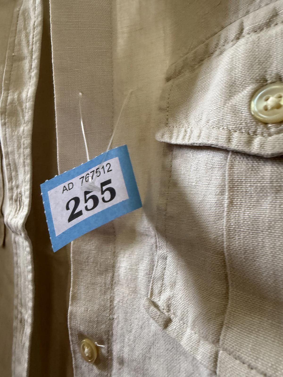 Gap GAP Men's Beige Short Sleeve Button-Up Shirt, Medium Size US M / EU 48-50 / 2 - 2 Thumbnail