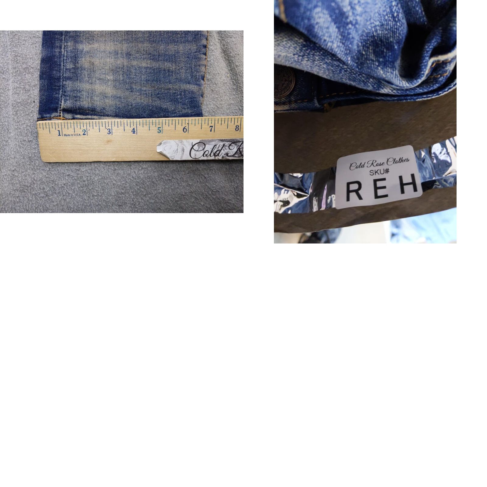 Jordan Craig Jordan Craig Legacy Edition Sean Jeans 40x32 Blue Distressed Tapered Denim Mens Jeans Denim Distressed Jeans Size US 40 / EU 56 - 9 Thumbnail