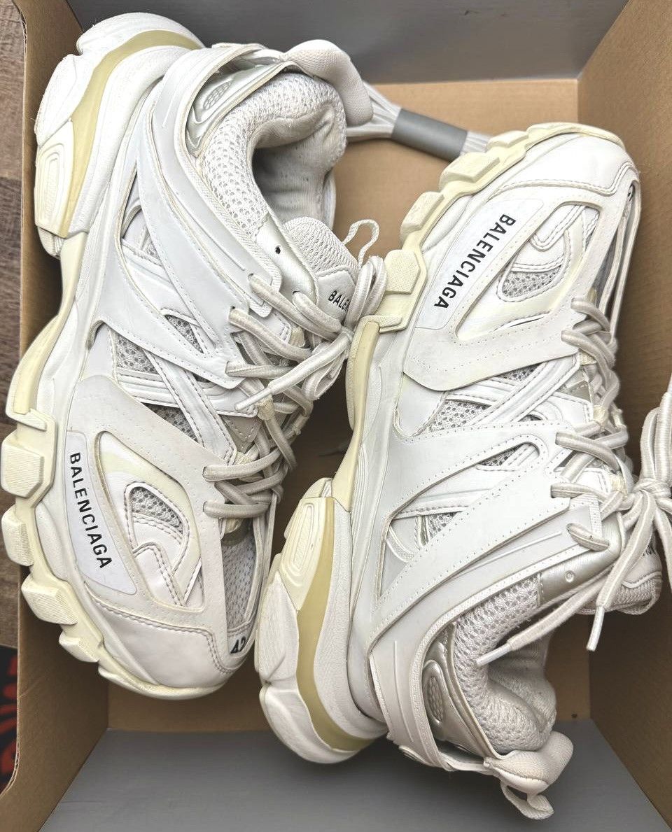 Balenciaga Balenciaga Track Sneakers White/White 42-43 Size US 9 / EU 42 - 5 Thumbnail