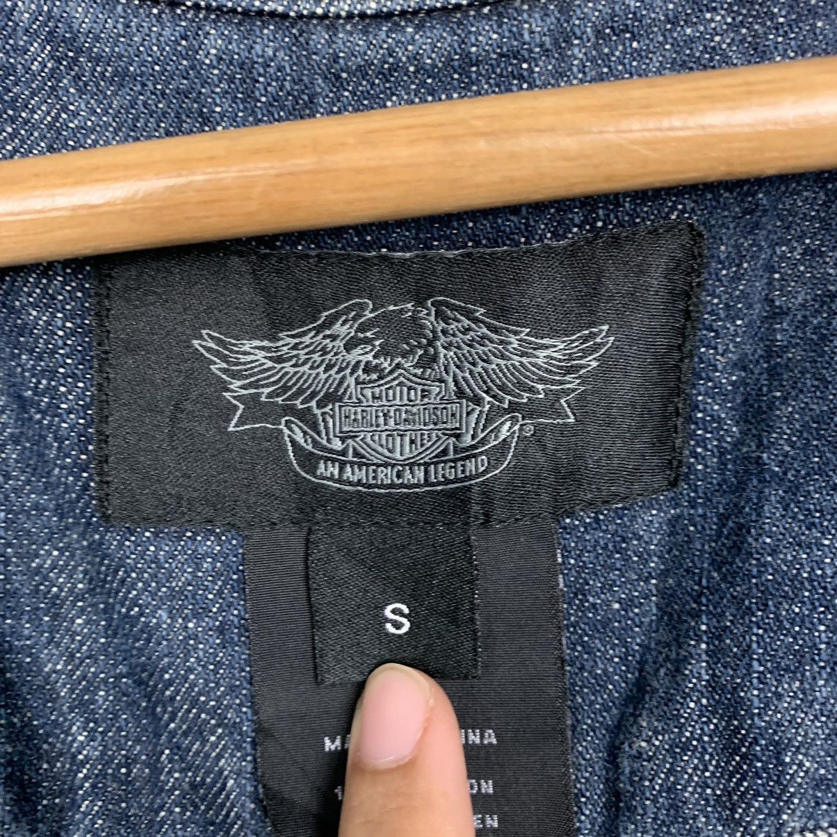 Harley Davidson Harley Davidson Denim Jacket Size US S / EU 44-46 / 1 - 16 Thumbnail