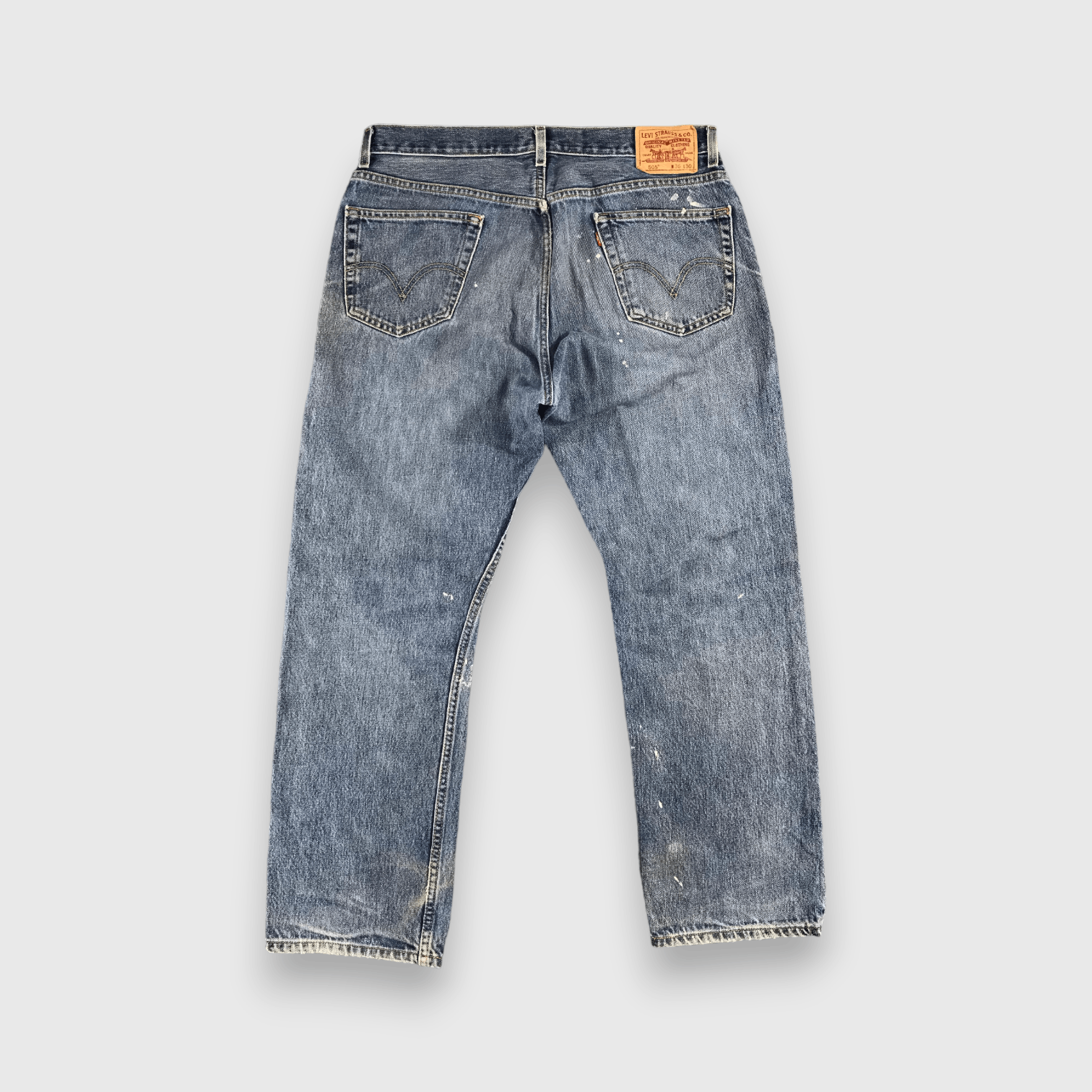 Levi's Vintage Mid Wash Levis 505 Jeans- J1315 Size US 37 - 2 Thumbnail