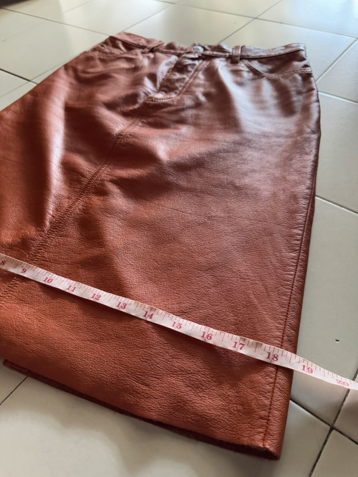Vivienne Tam Vivienne Tam Leather Cowhide Skirt Size 26" / US 2 / IT 38 - 17 Thumbnail